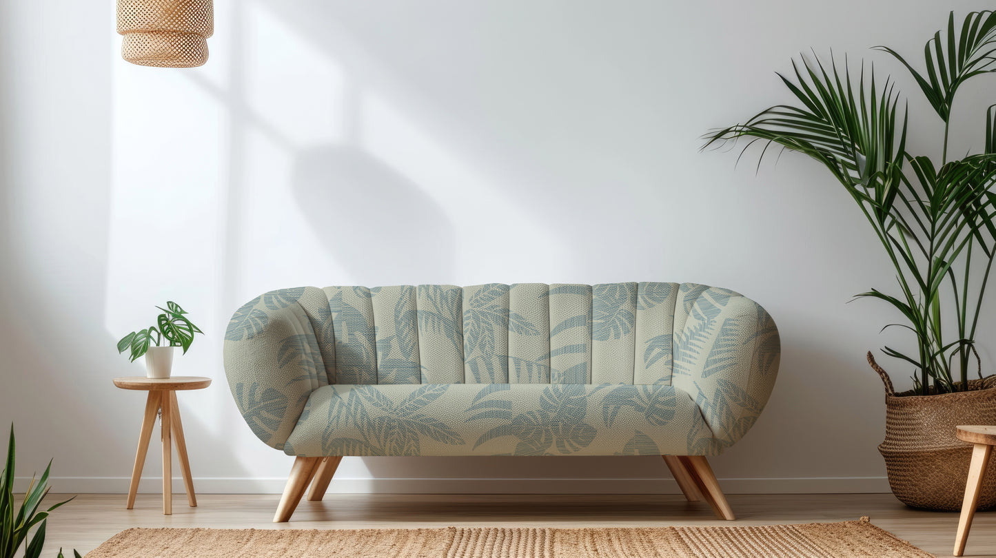 Flourish Fabric in Moss
