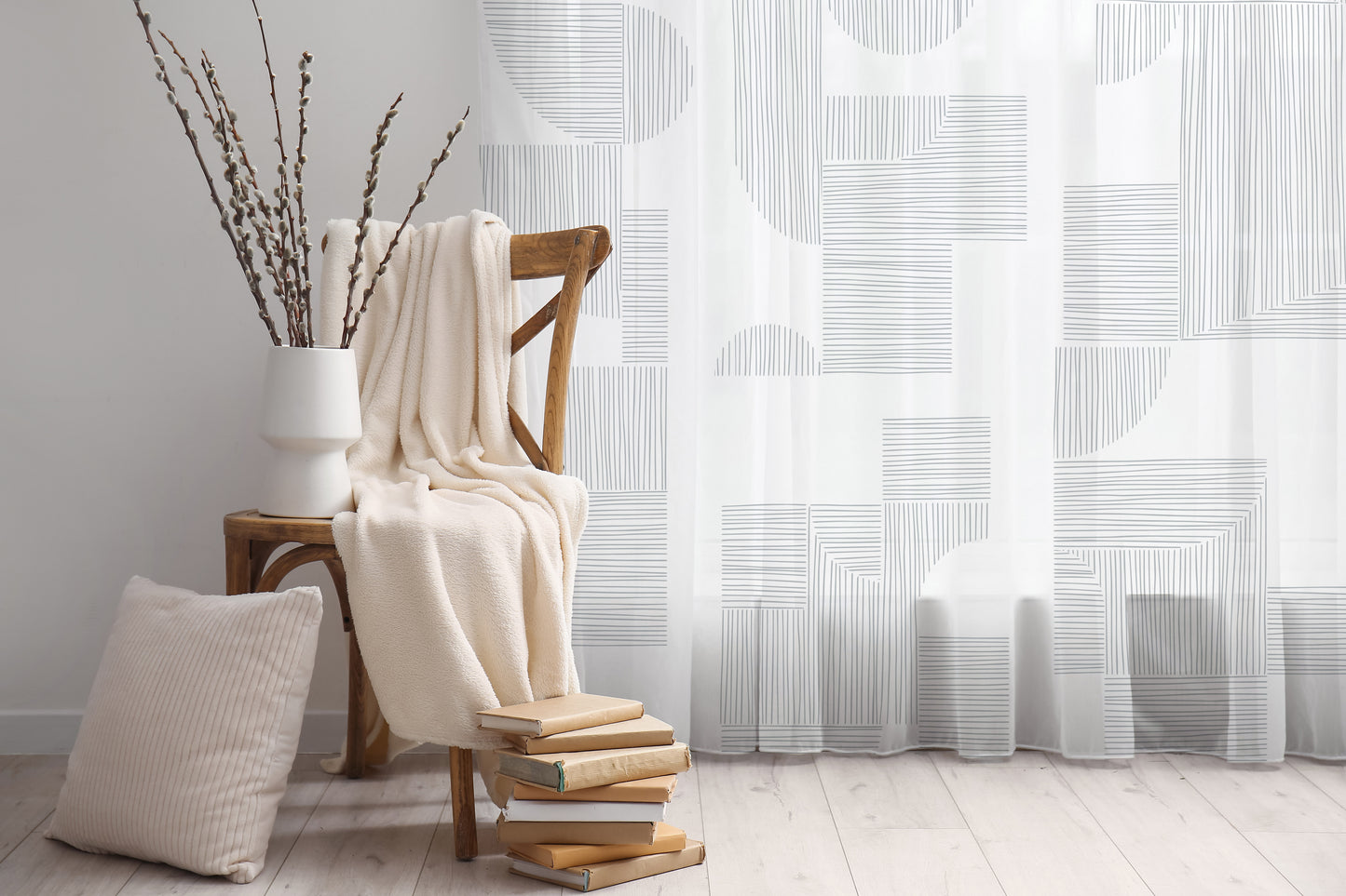 Haze Fabric in Cove