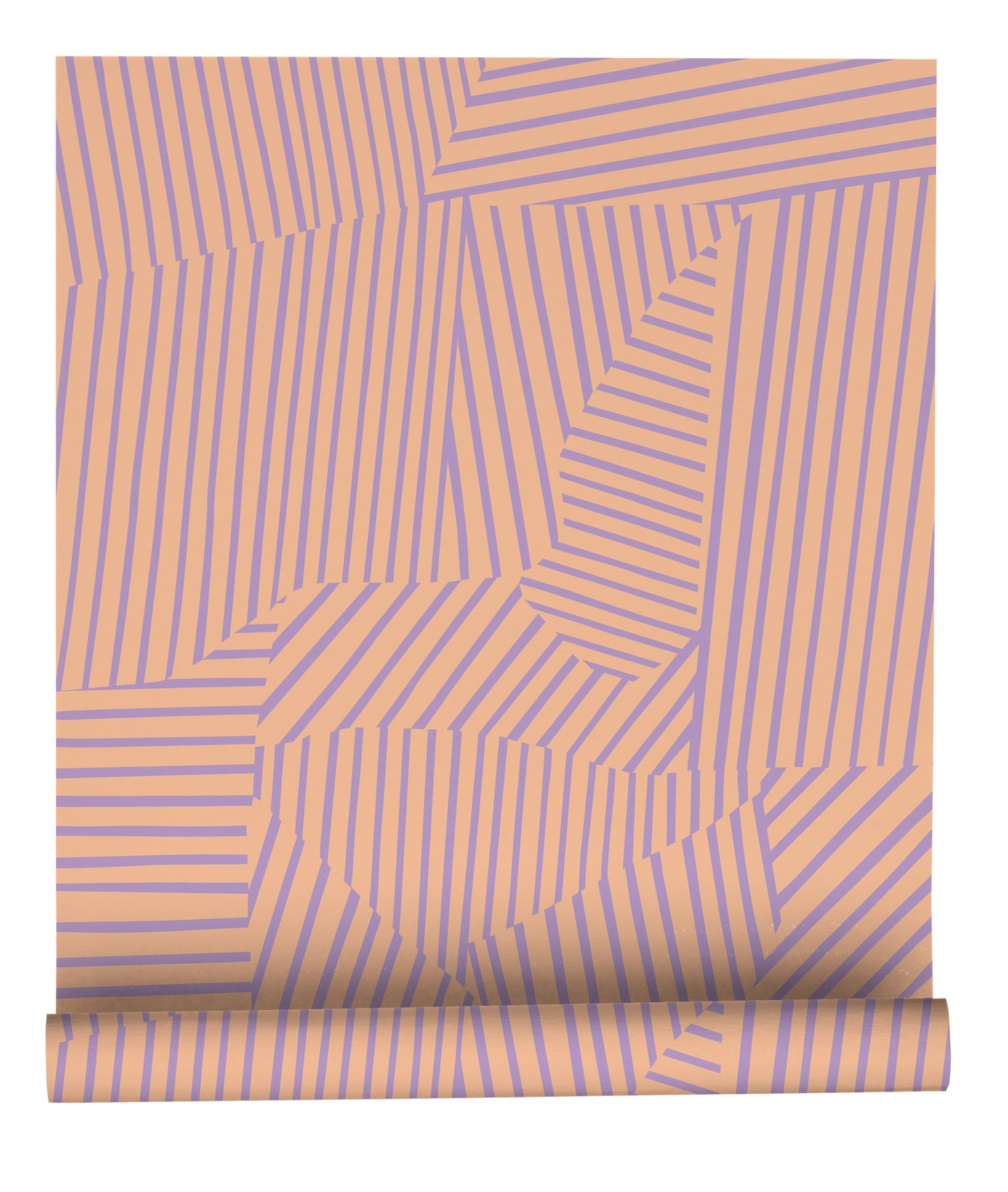 Aerial Parma Violet Wallpaper Sample, No Rules x Rachel Henderson