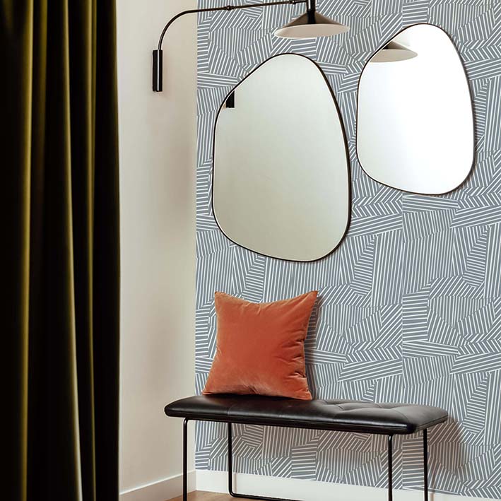 Aerial Wallpaper in Birch