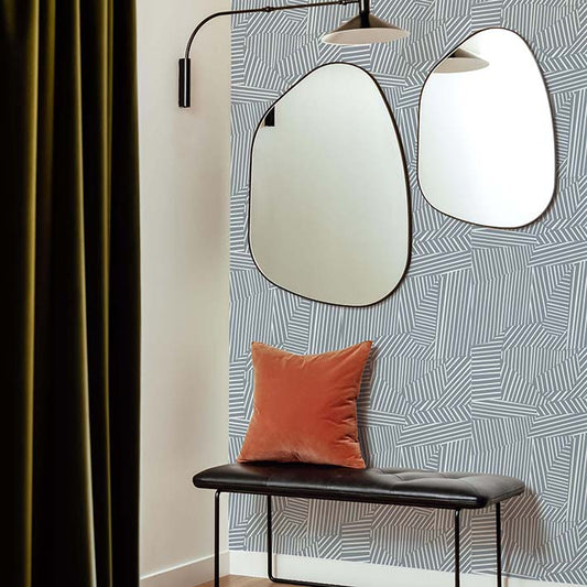 Aerial Wallpaper in Birch