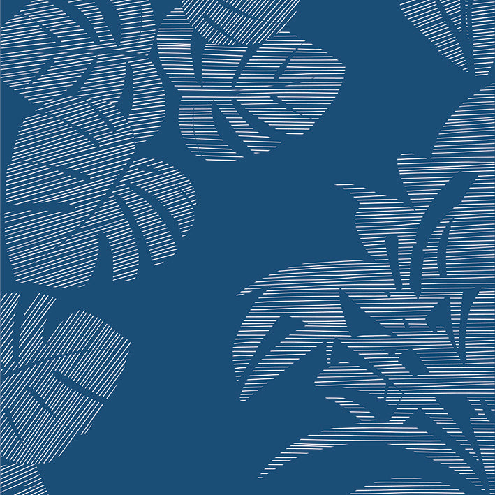 Flourish Wallpaper in Coast