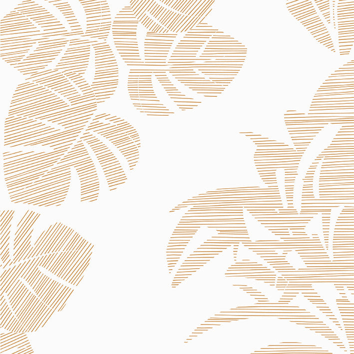 Flourish Wallpaper in Patina