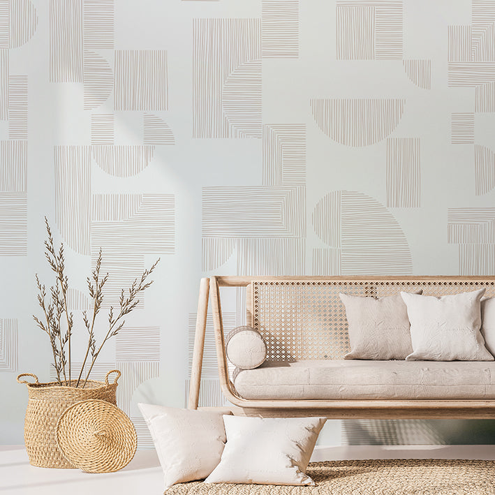 Haze Wallpaper in Pink Granite