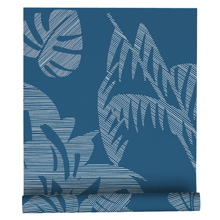 Flourish Wallpaper in Coast