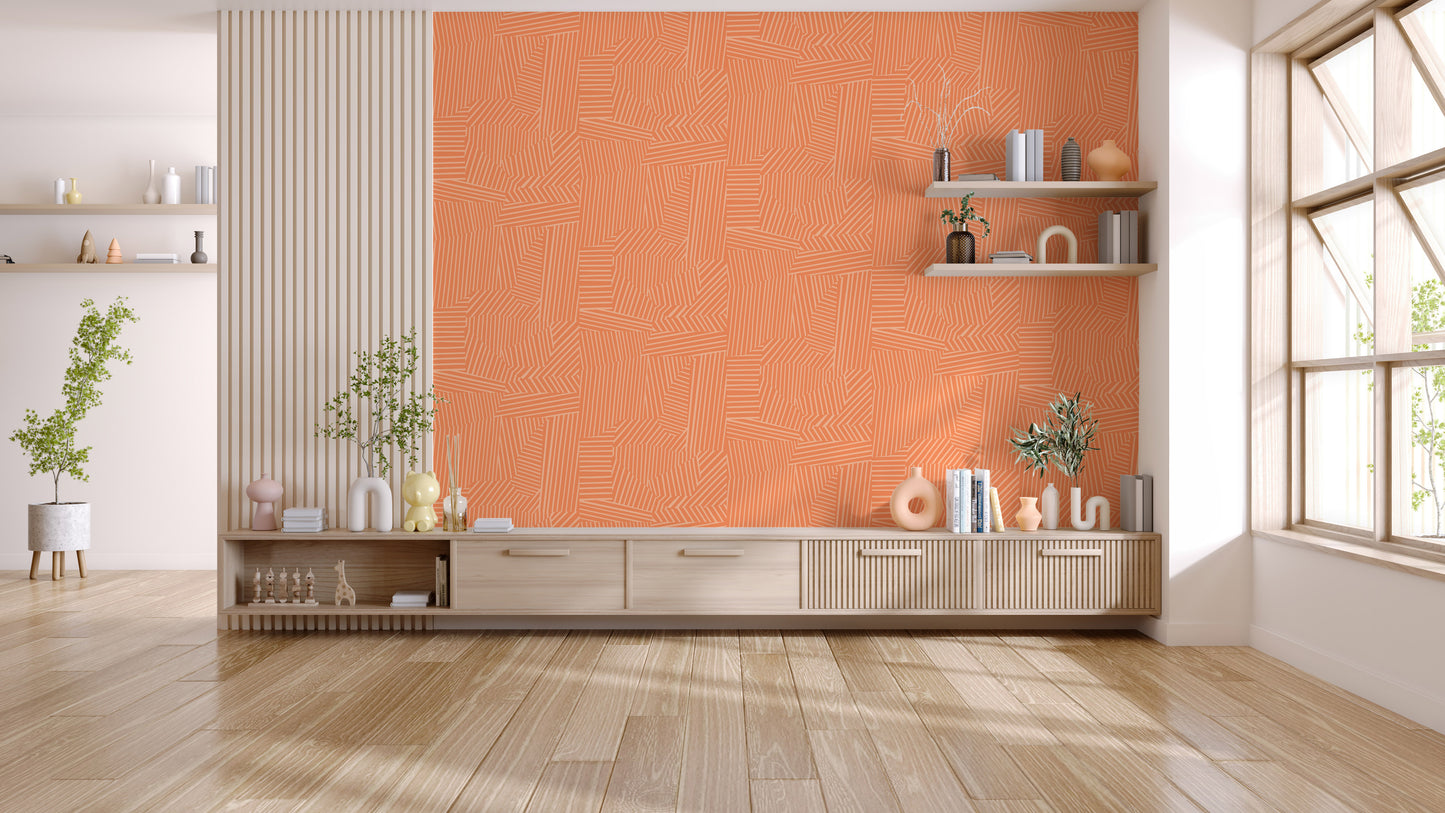 Aerial Sherbet Wallpaper, No Rules x Rachel Henderson