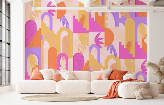 Mirage Carousel Wallpaper, No Rules x Rachel Henderson