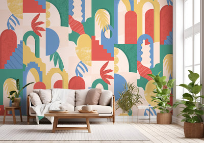 Mirage Paintbox Wallpaper Sample, No Rules x Rachel Henderson