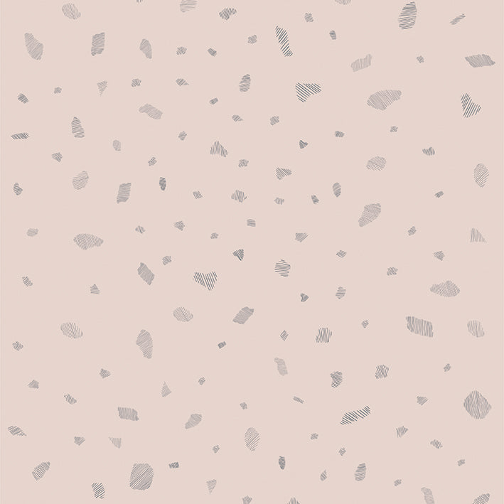 Slate Wallpaper in Pink Granite